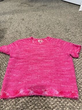 kate spade Bright Pink Short-Sleeve Knit Top